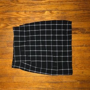 Black/White Mini Skirt